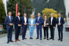 Landesenergiereferent/innen-Konferenz im Zillertal in Tirol - v.l.: Landesrat Markus Achleitner (Oberösterreich), Landesrat Sebastian Schuschnigg (Kärnten), Stadtrat Jürgen Czernohorszky, Landesrätin Ursula Lackner (Steiermark), LH-Stv. Josef Geisler (Tirol), Bundesministerin Leonore Gewessler, Landesrat Josef Schwaiger (Salzburg), Landesrat Daniel Zadra (Vorarlberg).