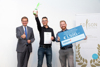 Gewinner Sonderpreis „Social Entrepreneurship“ - v.l.: Wirtschafts-Landesrat Markus Achleitner, Michael Rockenschaub, Fabian Hurnaus.