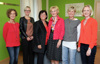 v.l.: Regina Falter, Susanne Billinger, Landesrätin Birgit Gerstorfer, Elisabeth Grünbart, Ursula Walli, Inge Schweighofer