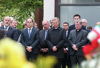 Roberto Magni, Abt Reinhold Dessl, Berkan Bazarci, Dipl.-Ing. Dr. Adalbert Cramer (Zweiter Präsident des Oö. Landtags), Landeshauptmann Mag. Thomas Stelzer und Bischof Dr. Manfred Scheuer 