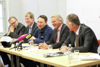 Dr. Josef Stockinger, Ing. Helmut Holzinger, LH-Stv. Dr. Manfred Haimbuchner, Hans Pum und Dr. Andreas Kolar