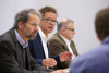 v.l.: Wolfgang Renneberg (Experte für Reaktorsicherheit, INRAG), Umwelt-Landesrat Rudi Anschober, Kaspar Müller (Schweizer Ökonom)