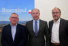 v.li.: LDZ-Küchenleiter Christian Hügelsberger, Landesrat Max Hiegelsberger und Johannes Pöcklhofer von der Abteilung Gebäude- und Beschaffungsmanagement des Landes OÖ