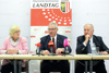 Die drei Landtagspräsidenten Gerda Weichsler-Hauer, KommR Viktor Sigl und DI Dr. Adalbert Cramer