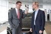v.l.: Der neue Geschäftsführer des BMW Group Werks Steyr, Dr. Alexander Susanek, mit Wirtschafts- und Forschungs-Landesrat Markus Achleitner im Rahmen eines Arbeitsgesprächs heute in Steyr.