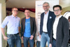 v.l.: Martin Behrens (Presono), Markus Manz (GF tech2b), LH-Stv. Michael Strugl und Benjamin Mooslechner (MoxVR).