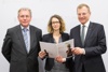 Landesschulratspräsident HR Fritz Enzenhofer, Mag. Simone Breit, Bakk. (Bundesinstitut Bildungsforschung, Innovation & Entwicklung des österreichischen Schulwesens), Landeshauptmann-Stellvertreter Mag. Thomas Stelzer