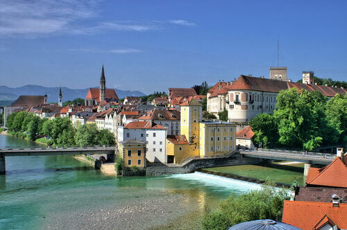 Blick auf die Altstadt von Steyr