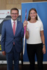 v.l.: Wirtschafts- und Sport-Landesrat Markus Achleitner und Patricia Madl (Sportlerin, Staatsmeisterin Speerwurf, mehrfache österreichische Jugendmeisterin und EYOF-Starterin)