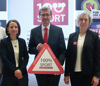 V.l.: Katja Dienstl, Verein PIA/Verein 100% Sport, Sport-Landesrat Markus Achleitner, Claudia Koller, Verein 100% Sport