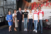 Florian-Gewinnerin Katharina Hainbuchner, Goldhauben-Obfrau Martina Pühringer, Landeshauptmann Thomas Stelzer, Leichtathletin Verena Preiner und Trainerin Elisabeth Schmied, Ruderer Rainer Kepplinger und Trainer Christoph Engl