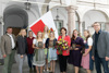 Landesgärtnermeister Hannes Hofmüller, Cornelia Roithmeier, Bianca Hofmüller, Martina Lanzersdorfer, Marlene Lettner, Julia Jung, Agrar-Landesrätin Michaela Langer-Weninger, Natalie Kehrer, Julia Böhm und Direktor Wolfgang Eder.