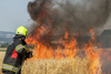 Einsatz bei einem Feldbrand