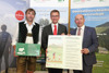 Bgm. Johann Feßl, Obmann vom OÖ Almverein, Wirtschafts- und Tourismus-Landesrat Markus Achleitner und Agrar-Landesrat Max Hiegelsberger