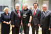 3. LTPin Weichsler-Hauer, LTP Sigl, Winde (Provinzminister f. wirtschaftliche Chancen), SE Brieger (öst. Botschafter in Südafrika), 2. LTP DI Dr. Cramer  – Provinzminister Winde informierte die Delegation auch über aktuelle Wasserknappheit in Südafrika