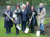 v.l.: LAbg. Ulrike Böker, Gemeinderätin Regina Traunmüller,  Dr.in Hilde Berger, Präsidentin Tierheim Linz,  Architekt Dipl. Ing. Gerald Pollhammer, Landesrätin Birgit Gerstorfer, Mag.a Miriam Köck, Land OÖ