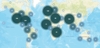 Abbildung der weltweiten GIS Day Veranstaltungen
