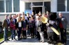 Die gesamte Reisegruppe begleitet von Agrar-Landesrat Max Hiegelsberger, Unimarkt-Geschäftsführer Dkfm. Andreas Haider, Florian Zagler (alle links in der zweiten Reihe) und Josef Lehner vom Genussland OÖ (ganz rechts)