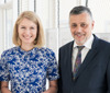 Porträtbild Landeshauptmann-Stellvertreterin Mag. Christine Haberlander und Dr. Alfred Klampfer