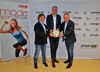 Sportreferent Landeshauptmann-Stv. Dr. Michael Strugl, Berufsgruppensprecher Sportartikelhandel Johann Pötscher und sein Stellvertreter Willy Grims luden zum Branchentreff in das Olympiazentrum Sportland Oberösterreich. V.l.: Pötscher, Strugl, Grims