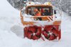 Schneefräsungen auf der Landesstraße 550 Hengstpass