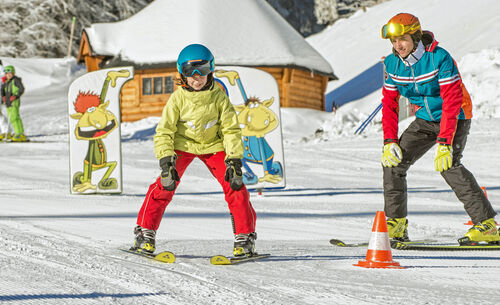 Skivergnügen für kleine Kinder am Hochficht