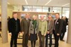 Landesinnungsmeister des oö. Holzbaugewerbes Josef Frauscher, proHolz Obmann Georg Starhemberg, Landesforstdirektorin Elfriede Moser, Landesrat Max Hiegelsberger, Architekt Dietmar Neururer, Heimleiter Rupert Doplbaur