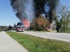 Feuerwehren im Brandeinsatz 