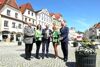 Wilhelm Hauser (Vizebürgermeister Steyr), Labg. Mag. Regina Aspalter, Landesrat Max Hiegelsberger, Edeltraud Huemer (Obfrau der Bezirksbauernkammer Steyr) und Dr. Mario Ritter (Tourismusreferent Steyr)