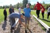 Waren mit viel Begeisterung beim Projekt „Jobstars meets Motorikpark“ im Motorikpark in Braunau dabei: Lehrlinge der Firma Borbet Austria GmbH in Ranshofen