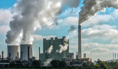 Luftverschmutzung durch Schwerindustrie