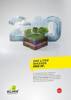 Plakat zur Kampagne, Illustration einer Blumenwiese mit Bäumen, große Zahl 240, Aufschrift 240 Liter Wasser. Pro Quadratmeter.