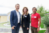 v.l.: Werner Pamminger, Jutta Rinner (Linz AG) und Wolfgang Bohmayr - Jutta Rinner war die 1. Cluster-Managerin, Werner Pamminger war der 2. Cluster-Manager und Wolfgang Bohmayr ist der aktuelle Cluster-Manager