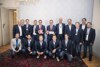 Landeshauptmann Mag. Thomas Stelzer und Wirtschafts- und Sport-Landesrat Markus Achleitner gratulierten den Faustball-Herren und ihrem Betreuerstab zu WM-Silber