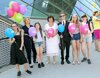 LRin  Birgit Gerstorfer und Kinder- und Jugendanwältin Mag.a Winkler-Kirchberger mit den Jugendlichen beim Kinderrechtefest Liberto 2019