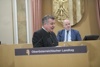 Landesrat für Infrastruktur und Mobilität Mag. Günther Steinkellner bei seiner Rede im Budget-Landtag.