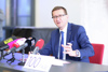Wirtschafts-Landesrat Markus Achleitner zog heute im Softwarepark Hagenberg eine Bilanz zu seinen „Ersten 100 Tage im Wirtschaftsressort“.