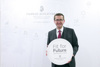 Der neue Wirtschafts-Landesrat Markus Achleitner bei seiner Antritts-Pressekonferenz mit dem Motto „Fit for future – OÖ 2030“