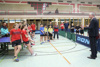 Sport-Landesrat Dr. Michael Strugl (rechts) mit den Tischtennis-Spielern aus Shandong und Oberösterreich