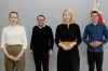 AHS-Landesschulsprecherin Lea Herbst, BS-Landesschulsprecher Valentin Frühwirth, LH-Stellvertreterin Christine Haberlander und BMHS-Landesschulsprecher Julian Angerer.