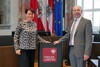 Landtagspräsident Max Hiegelsberger mit der Präsidentin des Tiroler Landtages Sonja Ledl-Rossmann 