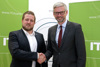 Wirtschaftsreferent LH-Stv. Dr. Michael Strugl (r.) und der neue Manager des IT-Clusters, DI Michael Lettner