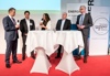 v.l.: Werner Pamminger (GF Business Upper Austria), Markus Roth (UBIT WKOÖ), Moderatorin Elisabeth Eidenberger, Willibald Salomon (Beiratssprecher IT-Cluster) und Wirtschafts-Landesrat Michael Strugl.