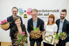 v. l. : Norbert Rainer, Elsa Triebaumer, Umwelt-Landesrat Rudi Anschober, Lisa Hartleitner, Günter Reichinger