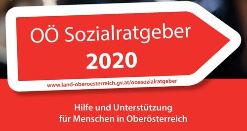 Ausschnitte aus dem Cover „Sozialratgeber 2020“