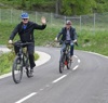 Infrastruktur-Landesrat Mag. Günther Steinkellner bei der Eröffnung des Steyrtalradwegs.