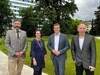 Peter Laufmann, DIin Lisa Frenkenberger, Umwelt- und Klima-Landesrat Stefan Kaineder und  Prof. Dr. Michael Schloter am Oö. Umweltkongress 2022.