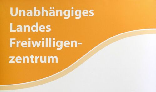 Logo mit der Aufschrift „Unabhängiges Landes Freiwilligenzentrum“      