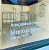 Ein leerstehendes Gebäude wurde mit einer Lichtinstallation und einem Ausstellungsprojekt mit Arbeiten von Markus Moser neu belebt.