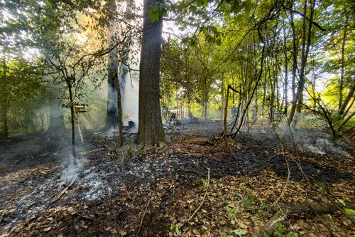 Waldbrand in OÖ